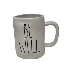 Rae Dunn BE WELL Mug Large Coffee Cup Ceramic Magenta LL Farmhouse Gift 16oz